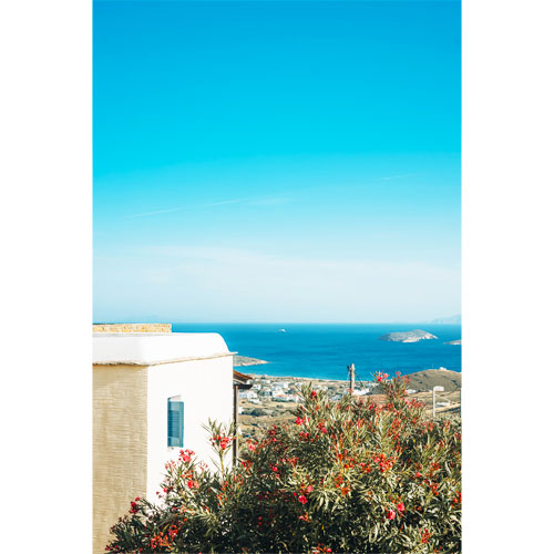 holiday villa Andros island greece